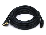 Monoprice Standard Hdmi To Dvi Adapter Cable - 26awg, Cl2 25 Feet, Black. Fixed Price $57.99.