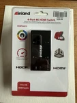 Inland 4-port 4k Hdmi Switch New Sealed Tv/computer Accessory. Fixed Price $27.00.