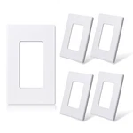 Elegrp Matte White 1-gang Screwless Decorative Wall 5 Pack,. Fixed Price $13.35.