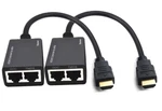 Hdmi Extender Over Cat5e/6 Rj45 Ethernet Splitter To 2 Ports Network Adapte. Fixed Price $21.74.