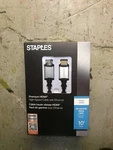 Staples 10' Premium High-speed Hdmi Cable W Ethernet 4k 18gbs Hdr Ultra Hd. Fixed Price $11.99.