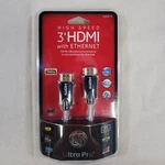 High Speed 3' Hdmi With Ethernet Cable 3d Ge Ultra Pro Factory Sealed. Fixed Price $9.87.