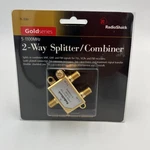 Radio Shack Gold Series 2-way Splitter/combiner Part 5-1100mhz. Fixed Price $20.00.