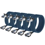 Cabneer Cat8 Ethernet Cable 15 Ft 5 Pack, High Speed 40gbps 2000mhz, Braided,.... Fixed Price $36.14.