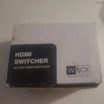 *wbox Technoloiges 0e-hdmisw3x1 3x1 Switcher 4k 60hz(4:2:0)/hdcp2.2. Fixed Price $80.00.