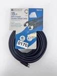 Utilitech 15ft Rg6 Coaxial Double-shield Cable, Black,. Fixed Price $12.95.