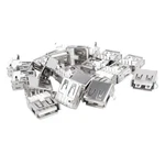 Uxcell 20 Pcs Usb Female Type A 4-pin Dip Right Angle Jack Socket Connector. Fixed Price $11.09.