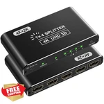 Closs 4k Hdmi Splitter 1 In 4 Out, Aluminum, Ps4 Fire Stick Hdtv. Fixed Price $20.00.