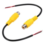 Uxcell 6 Inch Yellow Rca Female Plug Jack Connector Adapter To Bare. Fixed Price $8.83.