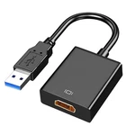 Akwor Usb To Hdmi Adapter, 3.0 1080p Video Audio Black. Fixed Price $18.12.