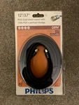 Philips 12ft / 3.7m Quad Shield Coax Cable Black Audio/video Rg6. Fixed Price $7.99.