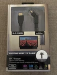 Sanus Elm4203-b1 3.3' Pivoting Hdmi Cable. Fixed Price $14.00.