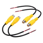 Uxcell 6 Inch Yellow Rca Female Plug Jack Connector Adapter To Bare. Fixed Price $13.09.