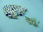 25 Blue Leviton Compression Rca Connectors Rg6 Coaxial Cable Universal 40985-crl. Fixed Price $28.49.
