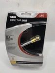 Rca Digital Plus Brand New 12 Ft, 3.6m Silver Quad Shield, Rg-6 Coaxial Cable. Fixed Price $10.99.