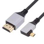 Nfhk 90 Degree Right Angled Micro Hdmi 2.1 Ultra Thin Hdtv Cable 50cm, Black. Fixed Price $17.51.