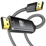 Displayport To Hdmi Cable 8k 60hz, 4k 240hz, Nylon Braided, Black 6ft Unidi.... Fixed Price $34.85.