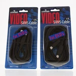 2 Leviton 6' S-video 4-pin Cord Cables Super Vhs Svhs Male-male 75-ohm C5853-6. Fixed Price $11.38.