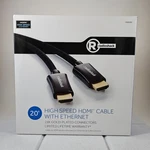Radio Shack 20ft High Speed Hdmi Cable With Ethernet Brand New In Box. Fixed Price $12.87.