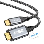 Ldlrui 4k Usb C To Mini Hdmi Cable 3.3ft, Supports 3.3ft+no Adapter, Black. Fixed Price $21.82.