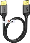 Short 54gbps Displayport 2.1 Cable 1.5ft Vesa Certified , Dp 16k 30h. Fixed Price $21.89.