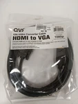 Qvs Hdmi To Vga Video Converter Cable 1080p, 10ft. Fixed Price $29.99.