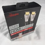 Rocketfish Hdmi Cable 4k Ultra Hd And Hdr Compatible 24' Long. Fixed Price $37.50.