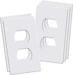 Screwless Duplex Wall Plates, 1-gang Child Safe Outlet Covers, Standard Size 2.9. Fixed Price $14.12.