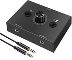 3.5mm Stereo Audio Switch Switcher Passive Speaker Headphone Manual Sel.... Fixed Price $36.97.