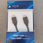 Sony Hdmi Cable 6.5 Ft Gold Plated Black For Playstation 3. Fixed Price $20.00.