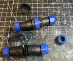 Uxcell Pair Waterproof Aviation Cable Connector 24 Pin , Set Of Two. Fixed Price $7.99.