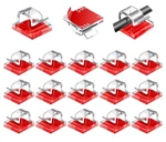 Halsouy Cable Clips 100pcs, Wire Clips, Durable Strong Adhesive Clear. Fixed Price $17.16.