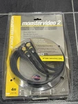 Monster Video 2 F-pin Coaxial Connection Cable 4m/13ft 24k Gold Contact New. Fixed Price $14.99.