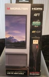 Monster Black Platinum Uhd 4k Hdmi Cable (12 Feet) Mhv1-1007-us New. Fixed Price $4.00.