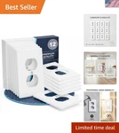 Pack Of 12 Bates Standard Outlet Wall Plates Thermoplastic, Easy Install. Fixed Price $9.99.