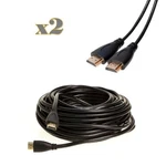 2-pack - 40ft 4k Hdmi Premium Cable 60hz Full Hd 3d 2160p Hdtv Pc Ps5 Xbox Cord. Fixed Price $37.75.