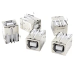 Uxcell 5 Pcs Usb Female Type-b Jack 4-pin 90 Degree Pcb Dip Socket White. Fixed Price $11.65.