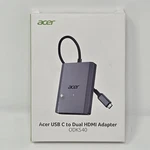 Acer Odk540 Usb C Multiport Adapter Dual Hdmi 4k 3.0 Pd 100w. Fixed Price $22.99.