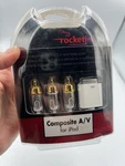 Rocketfish 6ft Composite Av Cable For Apple Ipod Ipad Iphone Cord 30 Pin. Fixed Price $20.00.