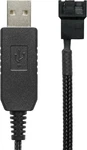 Crj 12v Step-up Usb Fan Power Adapter Cable - 24-inch (60cm), Black Sleeved Fu. Fixed Price $14.95.