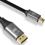 Cabledeconn 1m 3.3ft Mini Dp To Displayport 8k 1 M, Cable. Fixed Price $11.26.