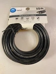 Onn Rg6 Coax Cable F-type Jack, 2 Connections, 15 Black, New !. Fixed Price $9.99.