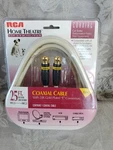 Rca Thomson Electric 25ft. White Rg-59u Coaxial Cable Gold Plated F Connectors 4. Fixed Price $11.97.