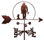 Swen Products Fireman Fire Fighter Steel Weathervane. Fixed Price $30.95.