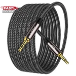Vioy Aux Cable (6.6 Ft), Copper Shell, Hi-fi Sound 3.5 Mm Male To Braided. Fixed Price $10.33.