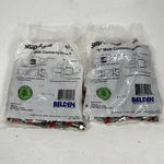 100pc Belden Thomas & Betts F Male Rg6 Coaxial Cable Connectors Sns1p6u Dtv Aprv. Fixed Price $65.00.