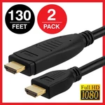 Premium Hdmi Cable 130 Ft High Speed With Equalizer Lcd Ps3 Hdtv 1080p- Lot Of 2. Fixed Price $235.49.