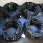 (4) Lot - Steren Rg59s100 100ft Coaxial Patch Cable Security Cameras Wire Audio. Fixed Price $60.00.
