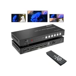 4k Hdmi Quad Multi-viewer 4x1, Yinker 4 In 1 Out Switcher To Sc.... Fixed Price $231.20.