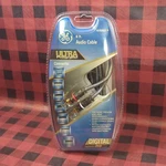 Nos Ge Ultra Prograde Audio Cable Av92667 6 Foot Cord Digital Dvd Red White. Fixed Price $15.00.